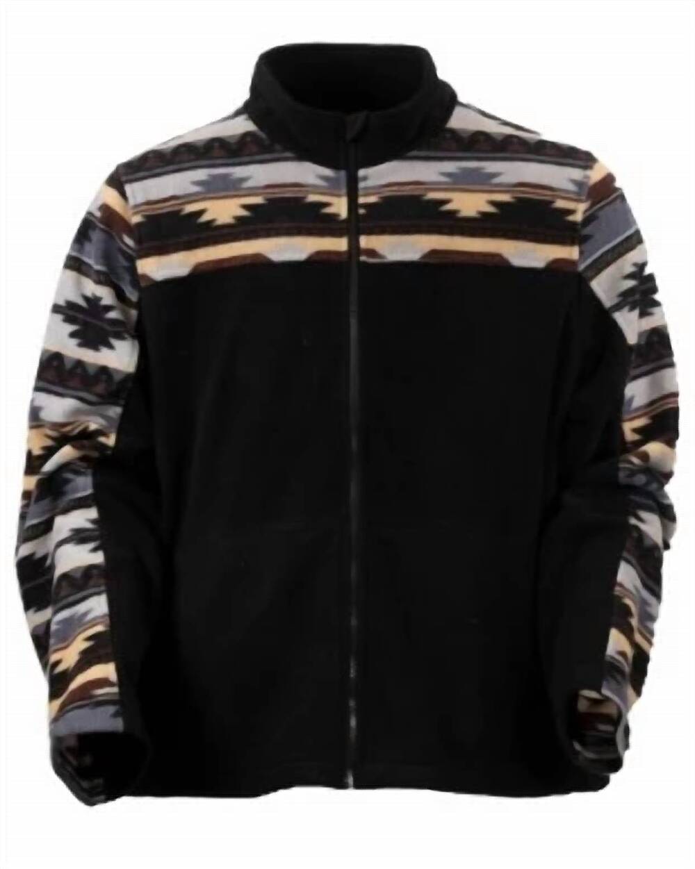 NEW OUTBACK TRADING CO. men's hayden fleece zip up jacket in black